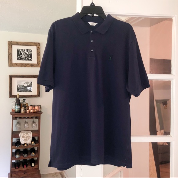 NWT Navy Blue Men’s Polo | Next UK - Picture 3 of 3